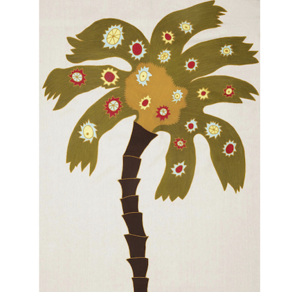 Patroon van de stof Pierre Frey F3563001 les palmes dalma 1