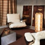 Fauteuil met de stof Elitis-moderna-breuer-ja-012-20 in de kleur Le jour glisse au sol