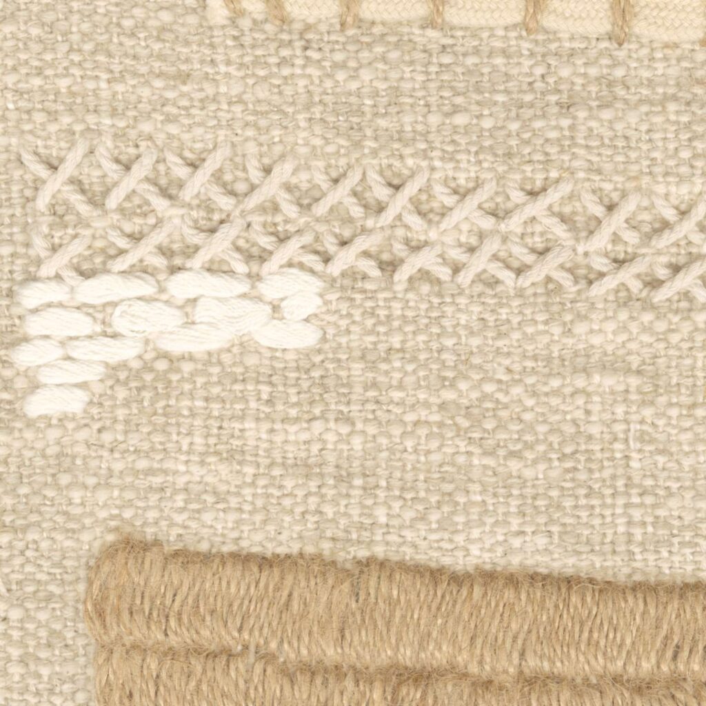 Product weergave va Elitis stof moderna-documenta-lz-918-03 in beige kleur