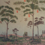 Product weergave van het Andrew Martin Mythical Land Summer Storm behang