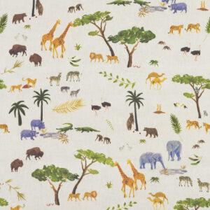 Productweergave van Andrew Martin-animalis-behang in multi-color