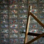 Interieur weergave van Andrew Martin collector-mini-behang