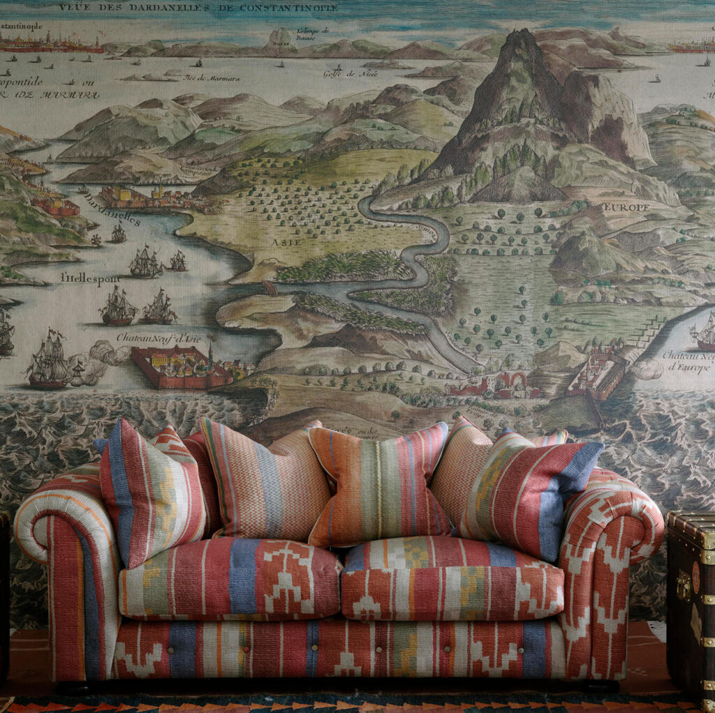 Product weergave van het Andrew Martin constantinople panorama behang