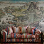 Product weergave van het Andrew Martin constantinople panorama behang