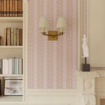 Interieur weergave van Andrew Martin hearty-blossom-behang