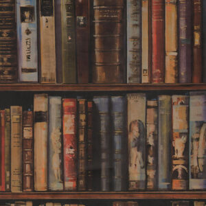 product weergave van het Andrew Martin library-multi behang