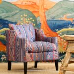Interieurweergave met het Andrew Martin rufus-summer behang