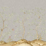 Product weergave van het Andrew Martin songbird-mist behang