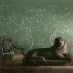 muur met Andrew Martin songbird-spring behang
