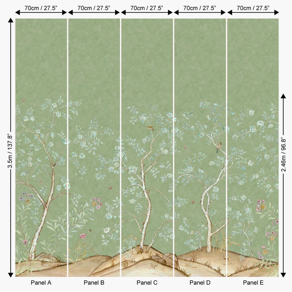 patroon van het Andrew Martin songbird-spring behang