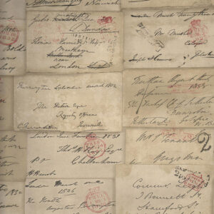 Product weergave van het Andrew Martin wallpaper-love-letter-behang