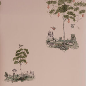 Product weergave van het Andrew Martin Pear Tree Setting Plaster behang