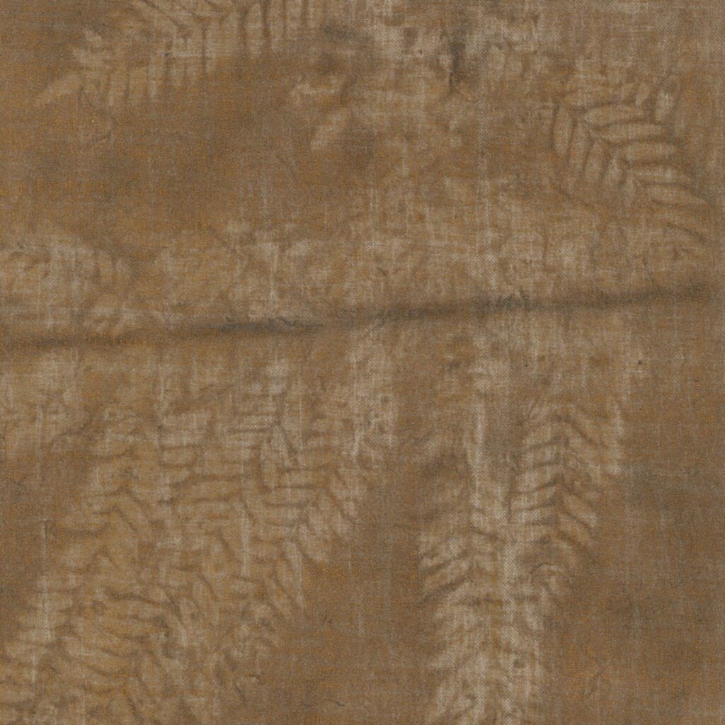Product weergave van het bruine Elitis Alliages Nemura rm-1151-70 behang met bladmotief