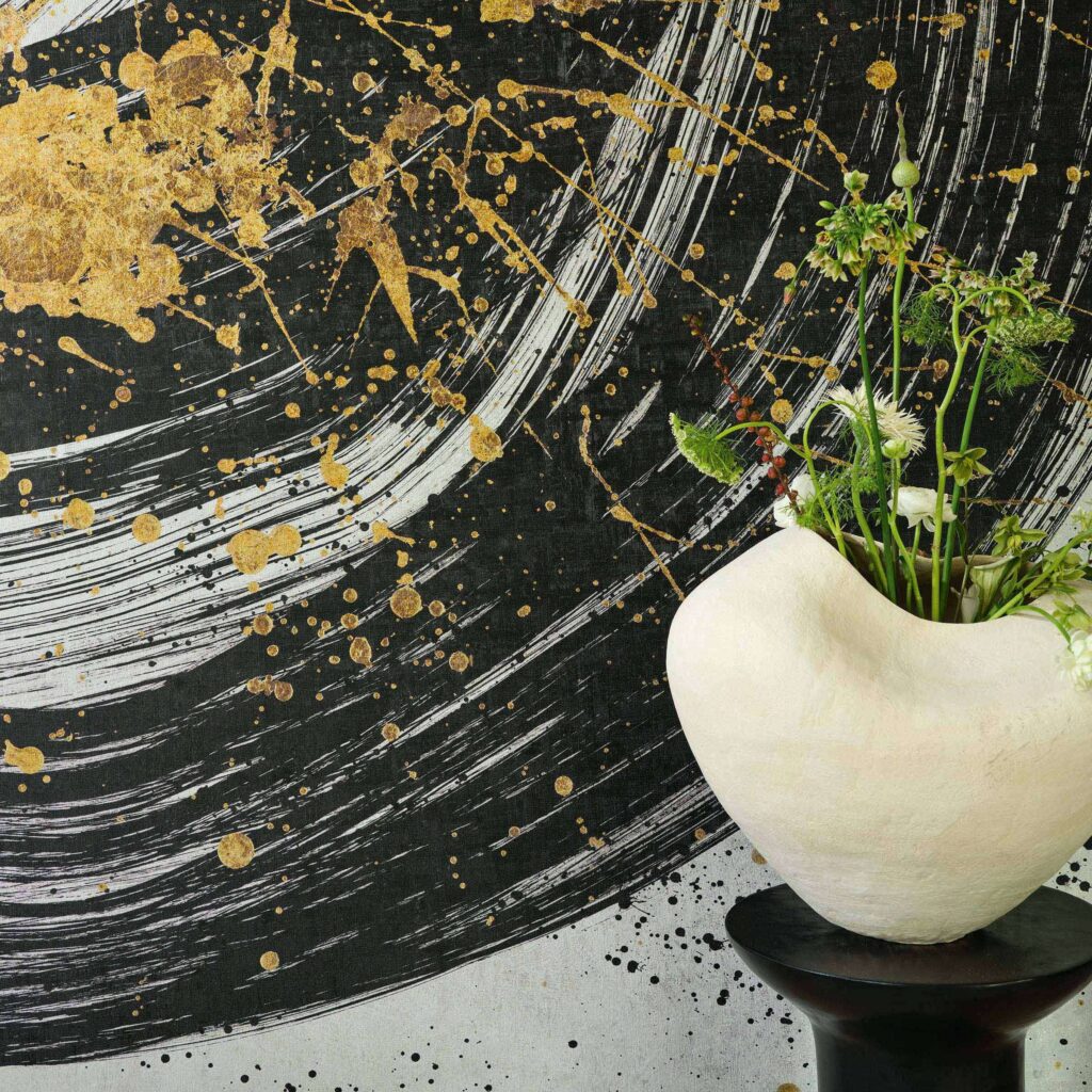 interieurweergave met op de muur het Elitis-gestes-pulsar-vp-1055-01-panorama behang