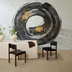 interieurweergave met op de muur het Elitis-gestes-pulsar-vp-1055-01-panorama behang