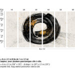 patroon met op de muur het Elitis-gestes-pulsar-vp-1055-01-panorama behang