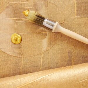 detail weergave van het Elitis gestes strate-metal-VP 1052-91 behang