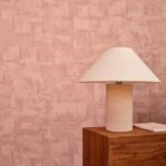 Interieur weergave van het Elitis behang Gestes Strate VP 1051-50
