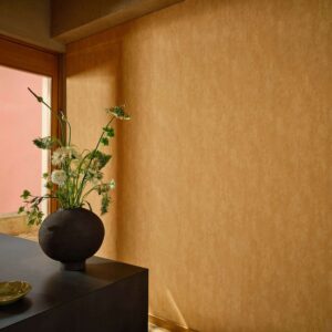 Interieur weergave van het Elitis -gestes-toile-vp-1057-24 behang