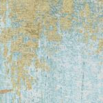 Product weergave van het Elitis-gestes-topkapi vp-1053-01 panorama behang in blauw met goud