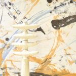 Interieur weergave van het Elitis-gestes-cody-vp-1056-01 panorama behang
