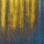 Product weergave van het blauw met gele Elitis - Cartagena Sanctuaire RM 1141-01 panorama behang