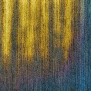 Product weergave van het blauw met gele Elitis - Cartagena Sanctuaire RM 1141-01 panorama behang