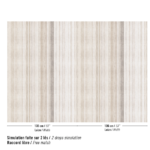 Patroon weergave van het Elitis Cartagena Cannelure-rm-1147-01 behang in beige