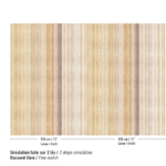 Patroon weergave van het Elitis Cartagena Cannelure-rm-1147-10 behang in beige/bruin