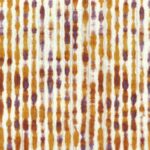 Product weergave van het gestreepte Elitis cartagena amulettes RM 1149-50 behang in oranje