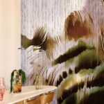 Interieur weergave van het Elitis cartagena-frisson-rm-1143-01 panorama behang