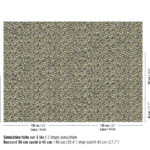 Patroon weergave van het Elitis cartagena-plumetis-rm-1150-80. behang