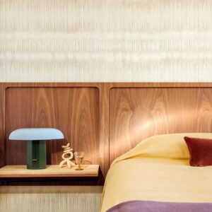 Interieur weergave van het Elitis cartagena-wall-oree-rm-1145-01 behang in creme