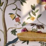 interieur weergave van het Pierre Frey L'arbre magique FP213001 - Matin behang