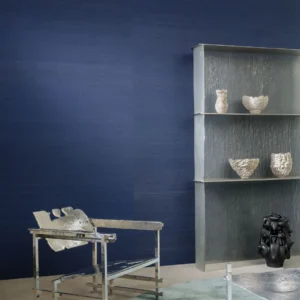 Interieur met Arte Mysuru Mandya behang in blauw, kleur Jeans (35402)