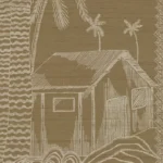 Arte Mysuru Nilaya panoramabehang, kleur Basket Weave (35450)