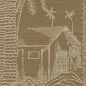 Arte Mysuru Nilaya panoramabehang, kleur Basket Weave (35450)