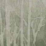 Arte Ombre Arbor panoramabehang in groen, kleur Forest (32373)