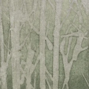 Arte Ombre Arbor panoramabehang in groen, kleur Forest (32373)