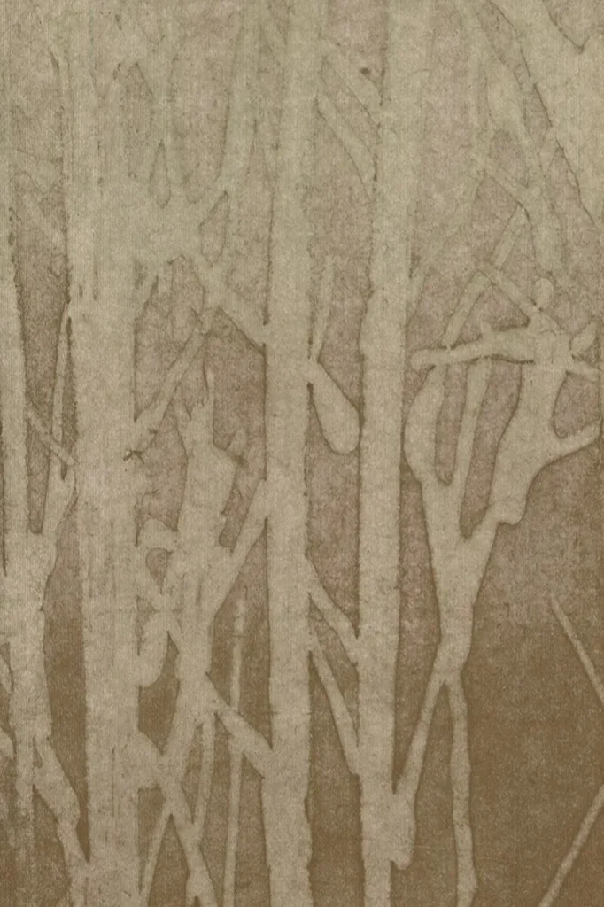 Arte Ombre Arbor panoramabehang in bruin, kleur Mocha (32372)