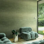 Interieur met Arte Ombre Fade behang, kleur Crocodile (32304)