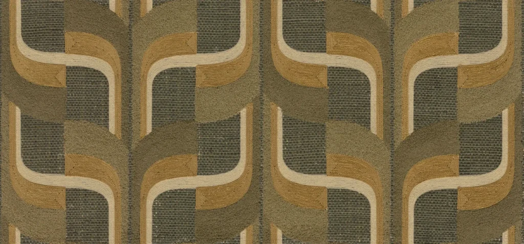 Arte Senah Filara behang in groen, kleur Mossy Loom (55150)