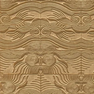 Arte Senah Lumera behang in goud, kleur Gold (55160)