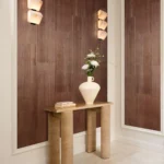 Interieur met Arte Senah Sereno behang in bruin, kleur Cocoa (55171)