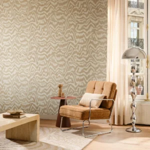 Interieur met Arte Senah Sillage behang in bruin, kleur Sepia (55145)